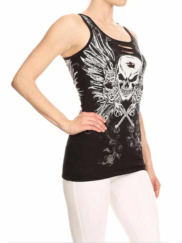 人気メーカー・ブランド Pistol™ Rhinestones Skull Ley Tara – (3004) Lace-Back スノーボード
