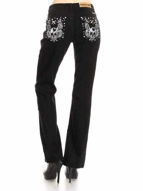 FINAL SALE - Skull Beauty™ Black Denim (5013) - TaraLey