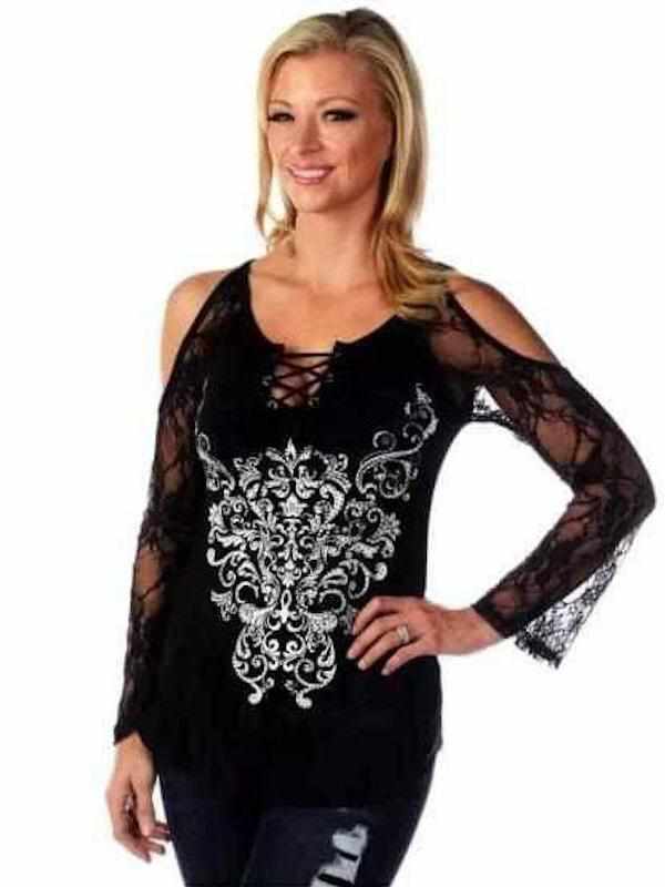Lacy Beauty ™ Bling Top (7652) - TaraLey