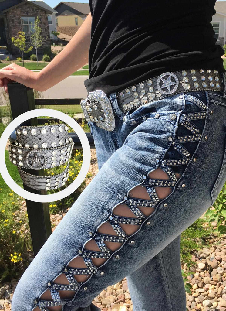 A Star Is Born - Studded Bling Belt - TaraLey