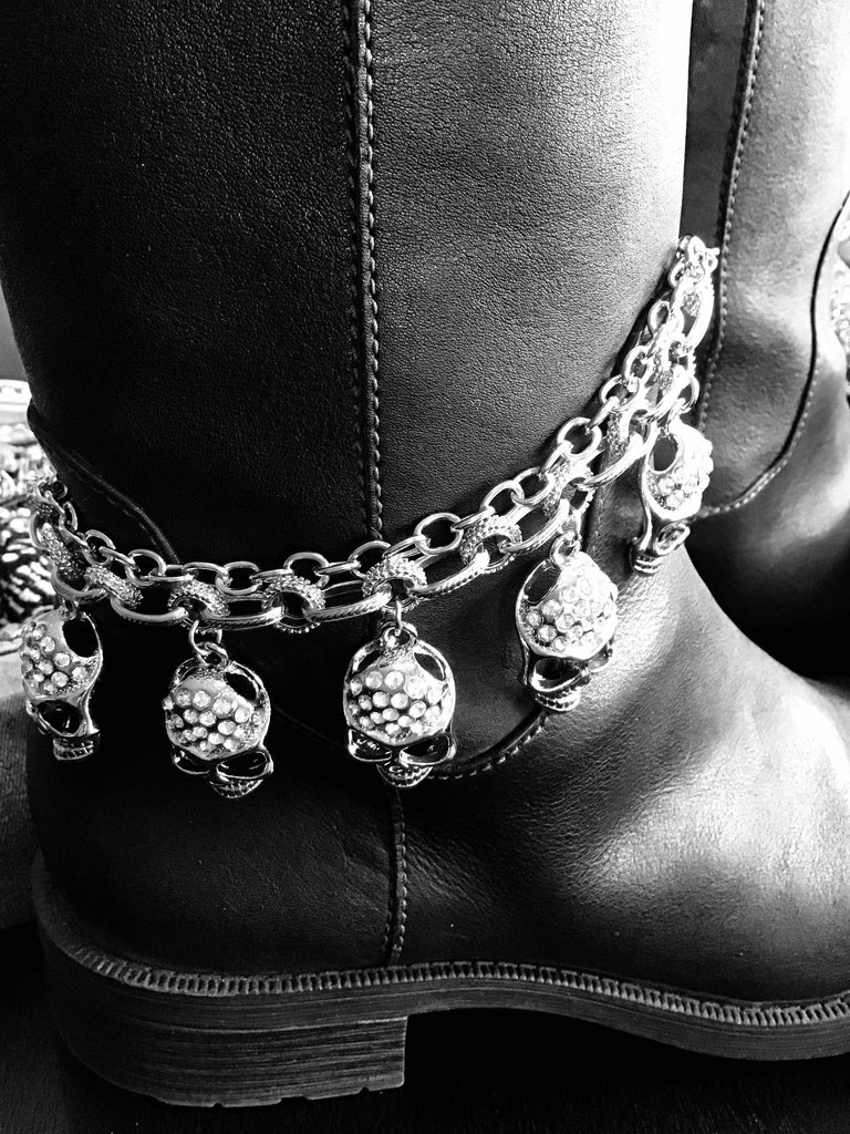 Badass Skull - Boot Chain - TaraLey