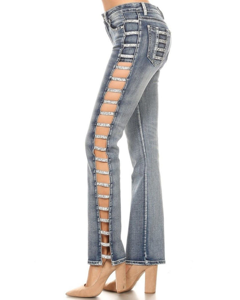Daring to be Sexy™ Bling Ladder Jean