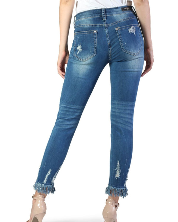 Babe - Skinny Distress Jean- 51278