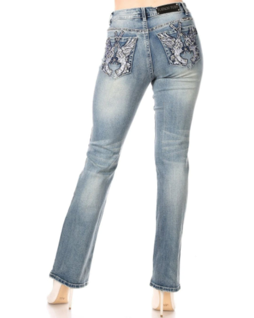 My Rights™ Distressed Jean (4045)