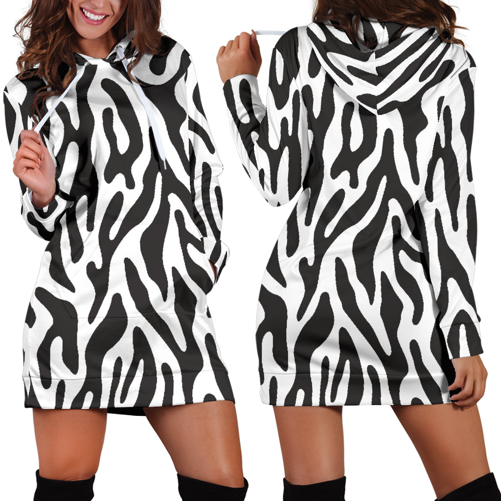 Wild Girl ™ Animal Pattern Hoodie Dress