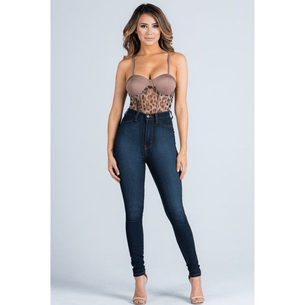 Hush Leopard Print Bodysuit - TaraLey
