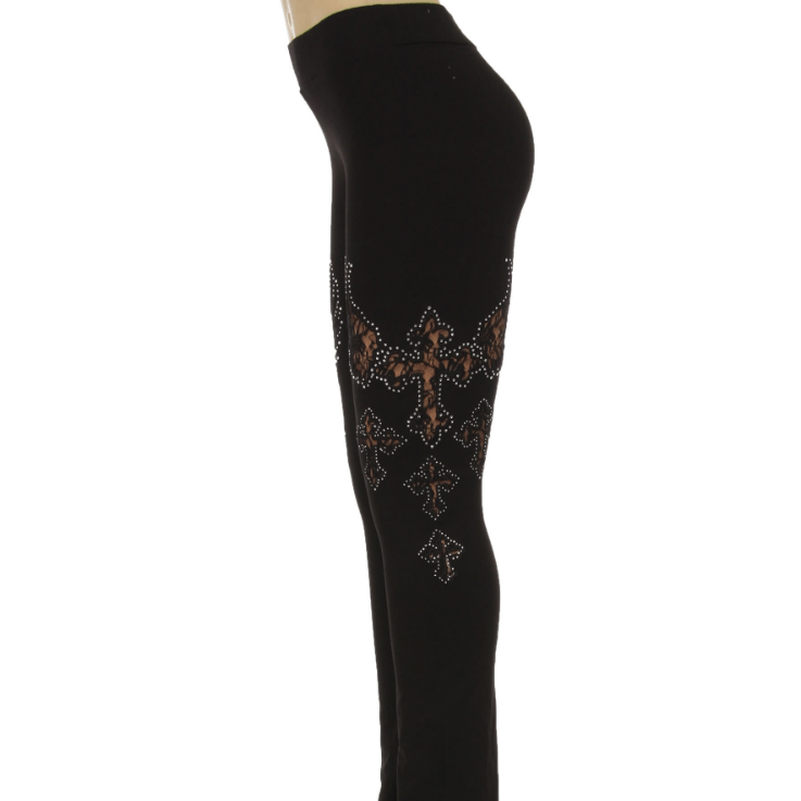 Lacy Crosses™ Stretch Pants - Plus size - TaraLey