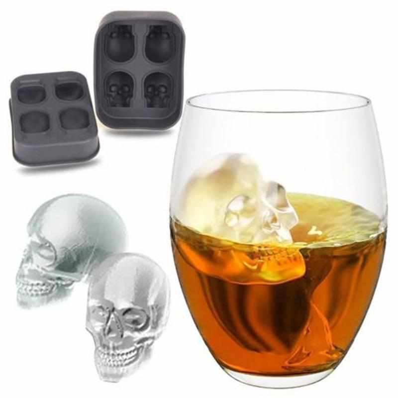 Party Skull™ 3D Skull Shape Ice Cube Mold - TaraLey