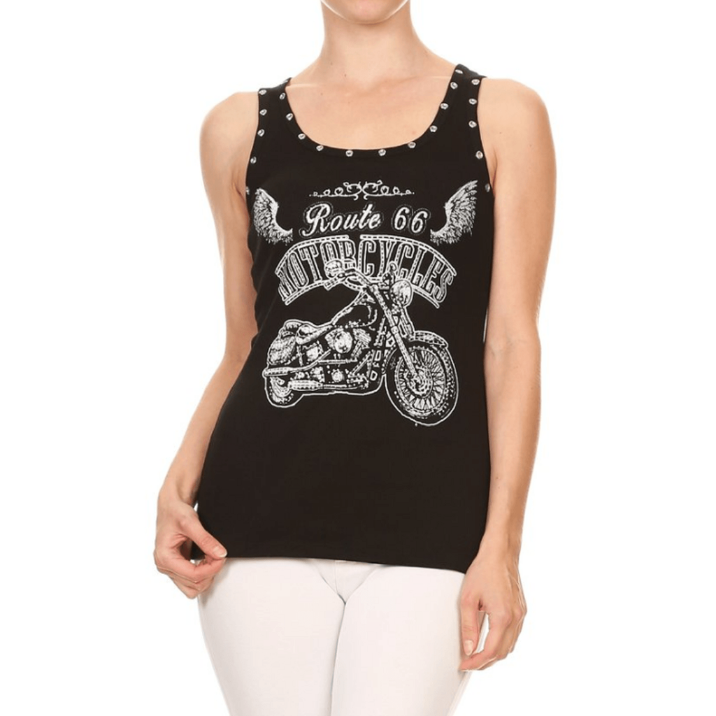 Route 66 Babe™ Rhinestone Top (1946)