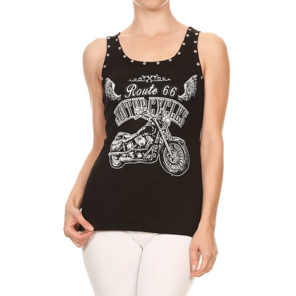 Route 66 Babe™ Rhinestone Top (1946)