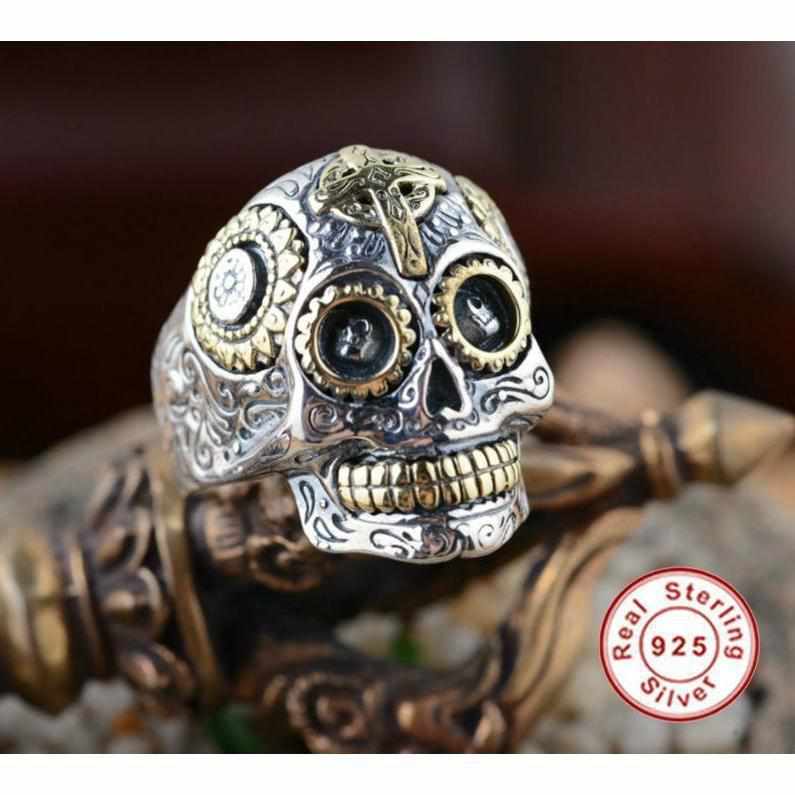 The Ultimate Skull Ring - 925 Sterling Silver Vintage Rings - TaraLey